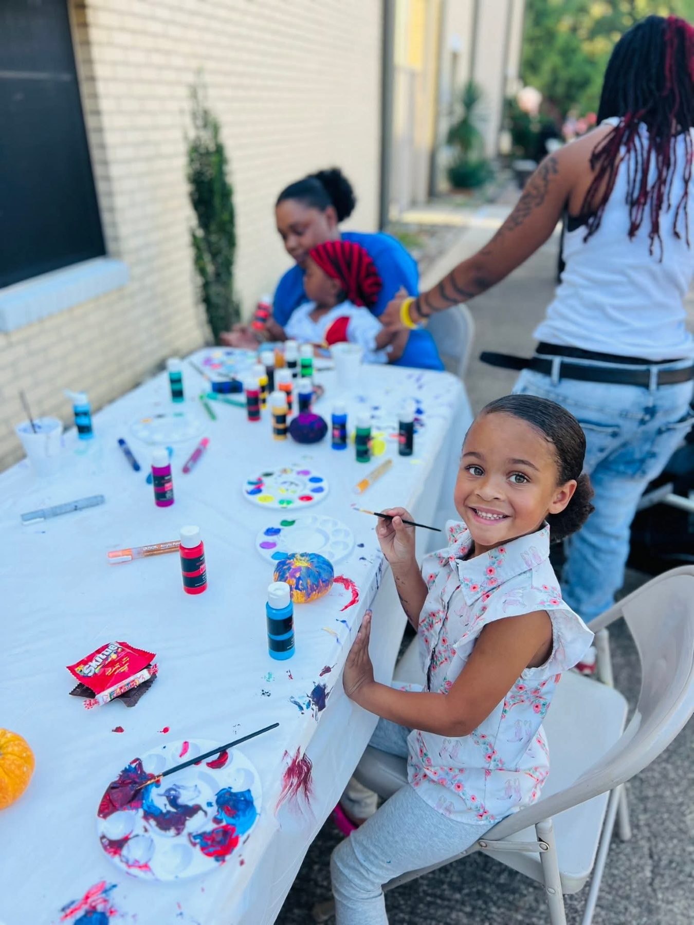 Children engaged in a colorful hands-on art or classroom activity at Alvani Academy